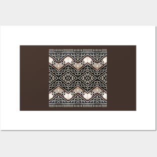 Fijian Tapa Cloth 35 by Hypersphere Posters and Art